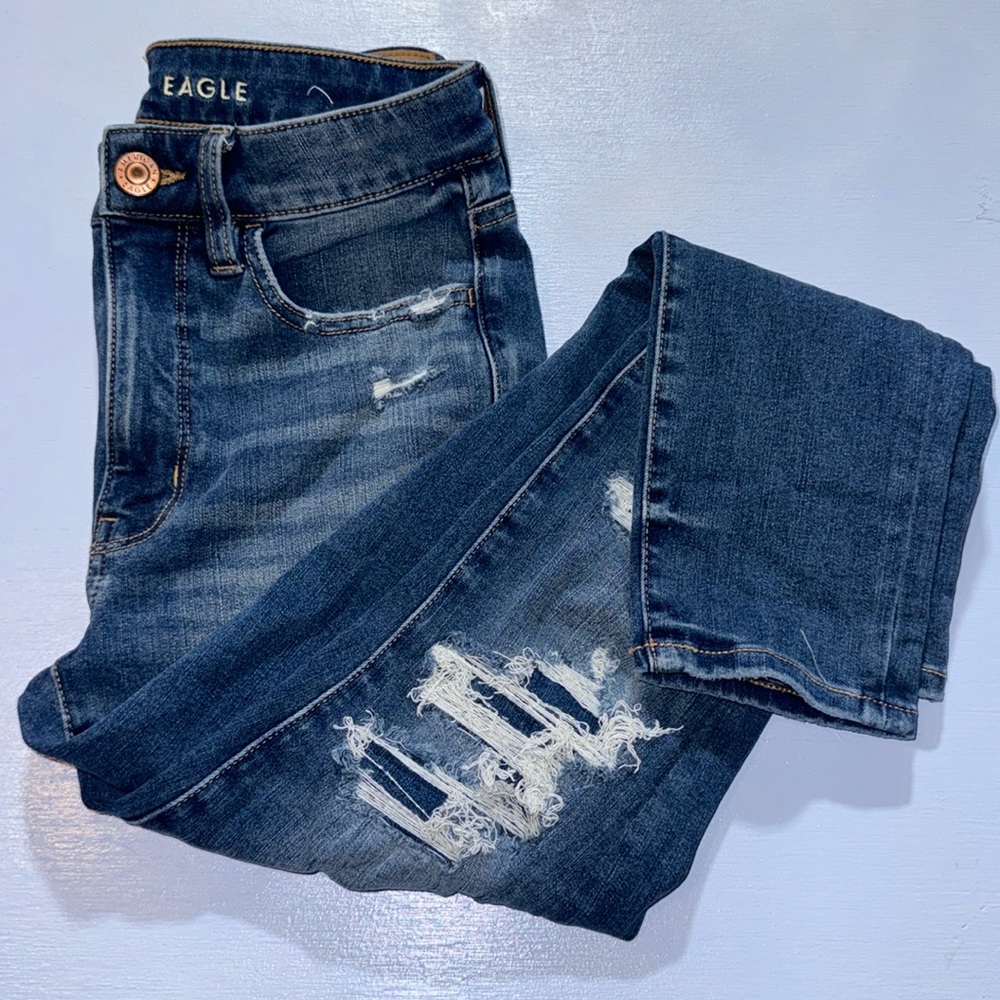 American Eagle Super Hi-Rise Jeggings Crop